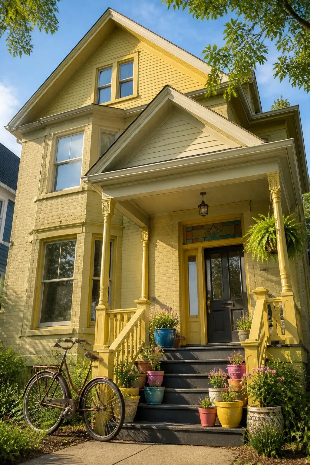 Cool Avocado color — eclectic house inspiration