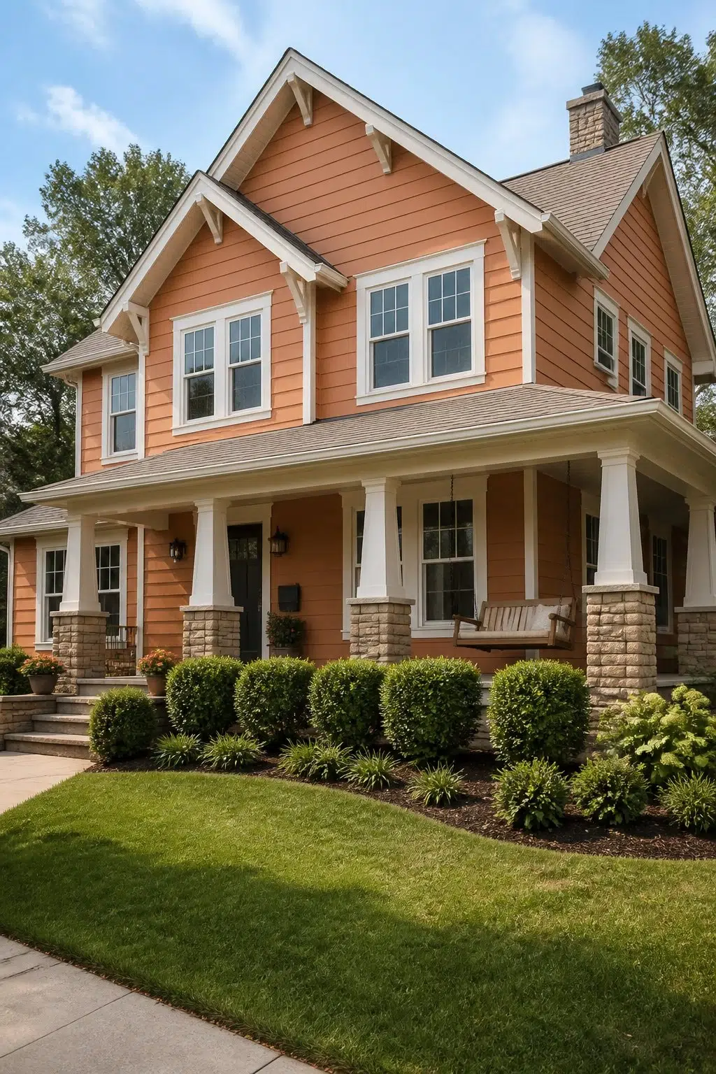 Copper Wire color — transitional house inspiration