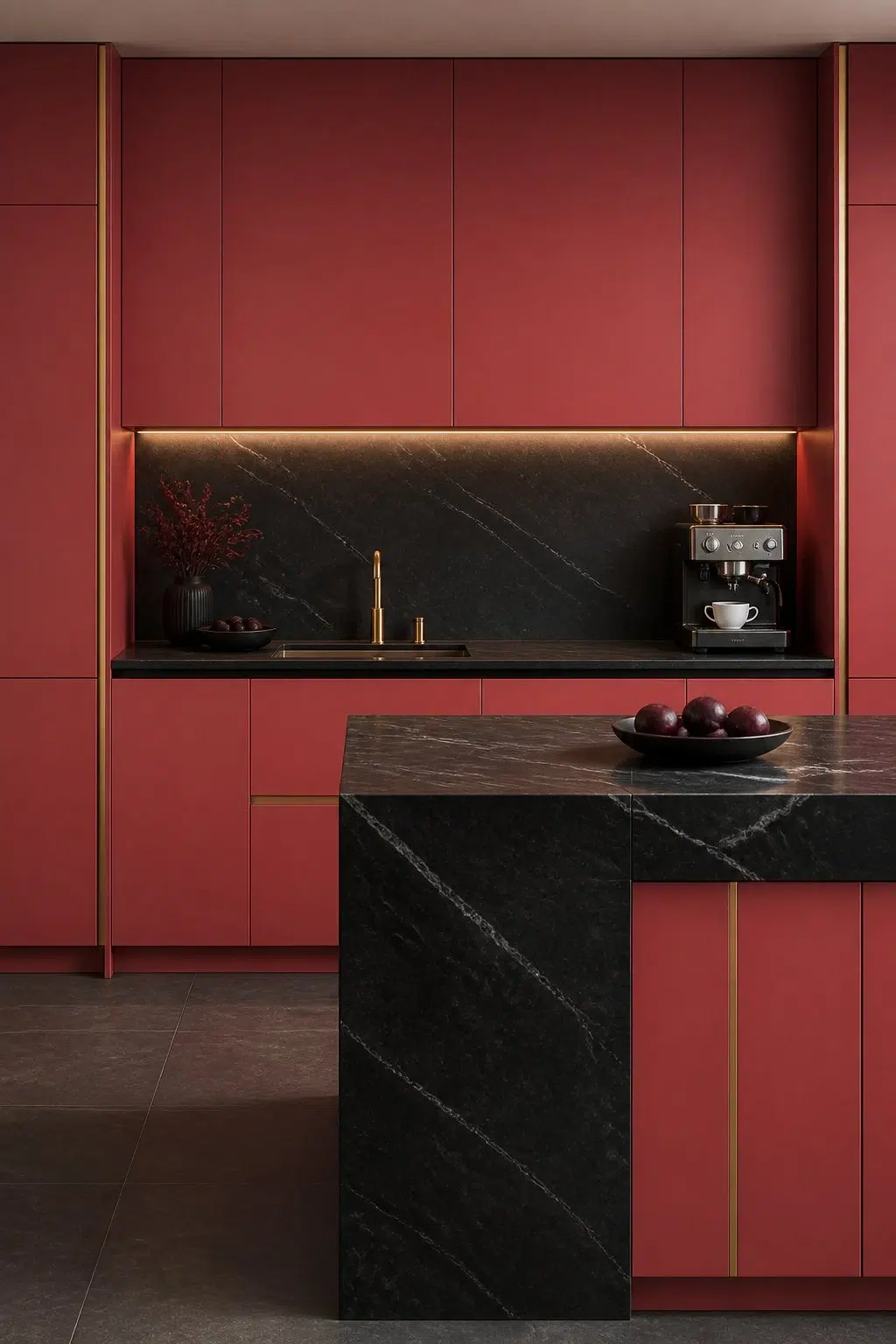 Coral Bells — bold kitchen