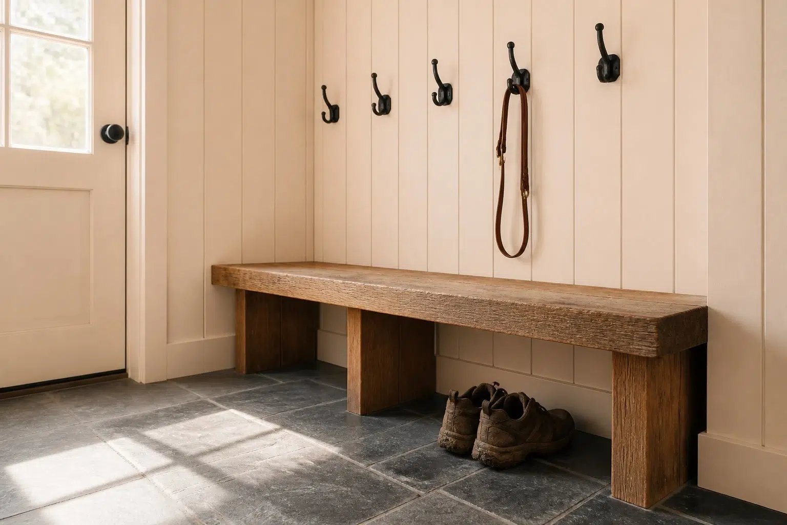 Corallite paint color — Mudroom (Rustic Modern)
