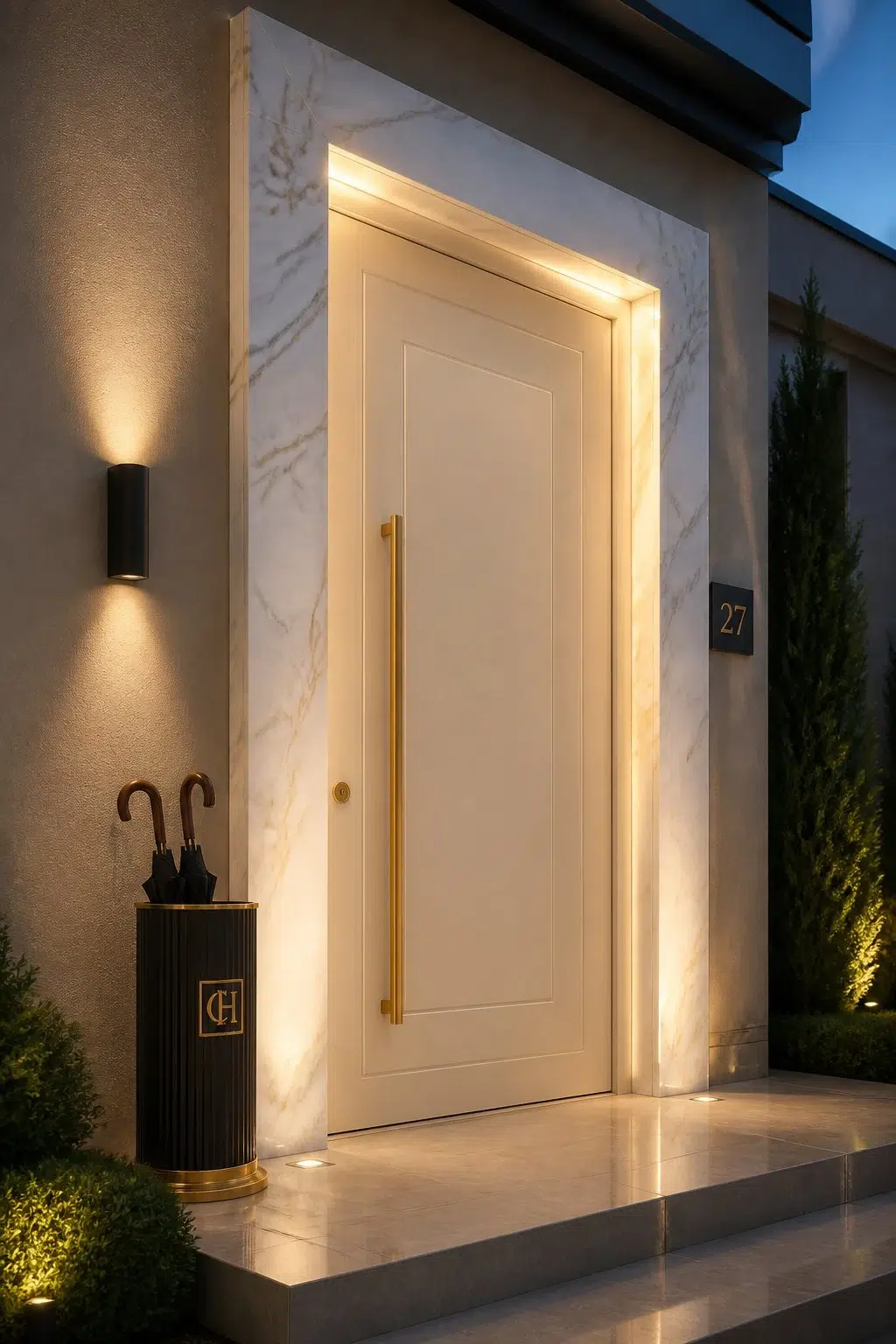 Corallite — modern luxury front door