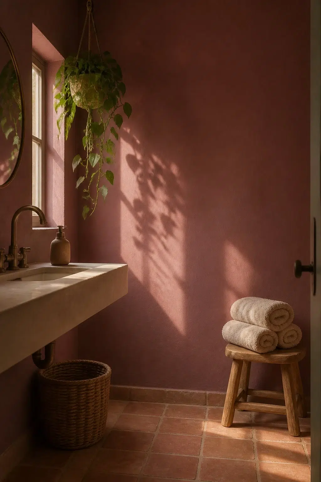 Cordial — earthy bathroom