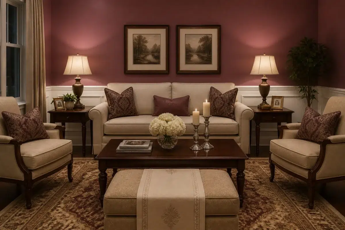Cordial paint color — Living Room (Traditional)