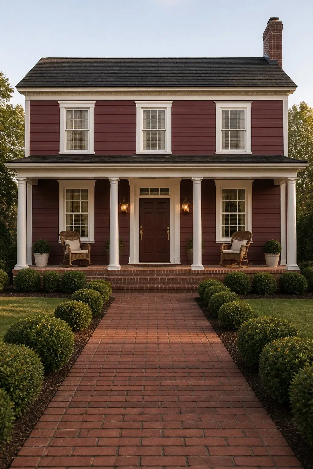 Cordovan color — traditional house inspiration