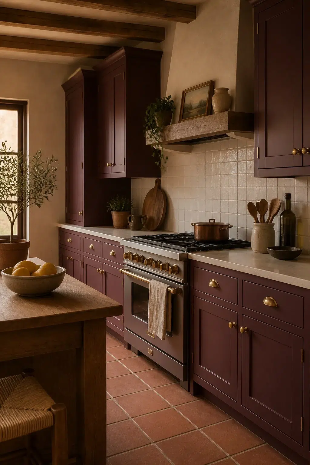 Cordovan — earthy kitchen