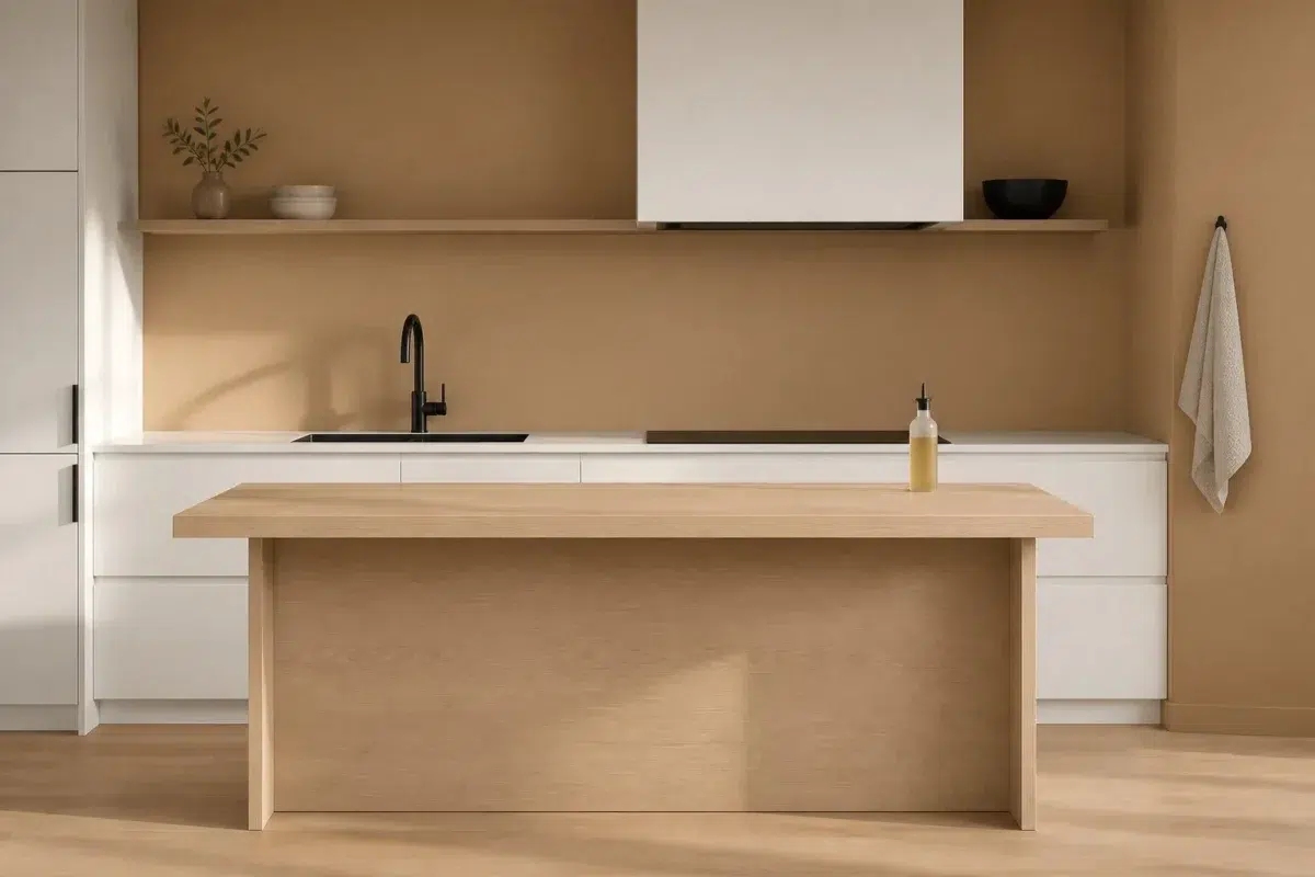 Coriander Powder paint color — Kitchen (Minimalist)
