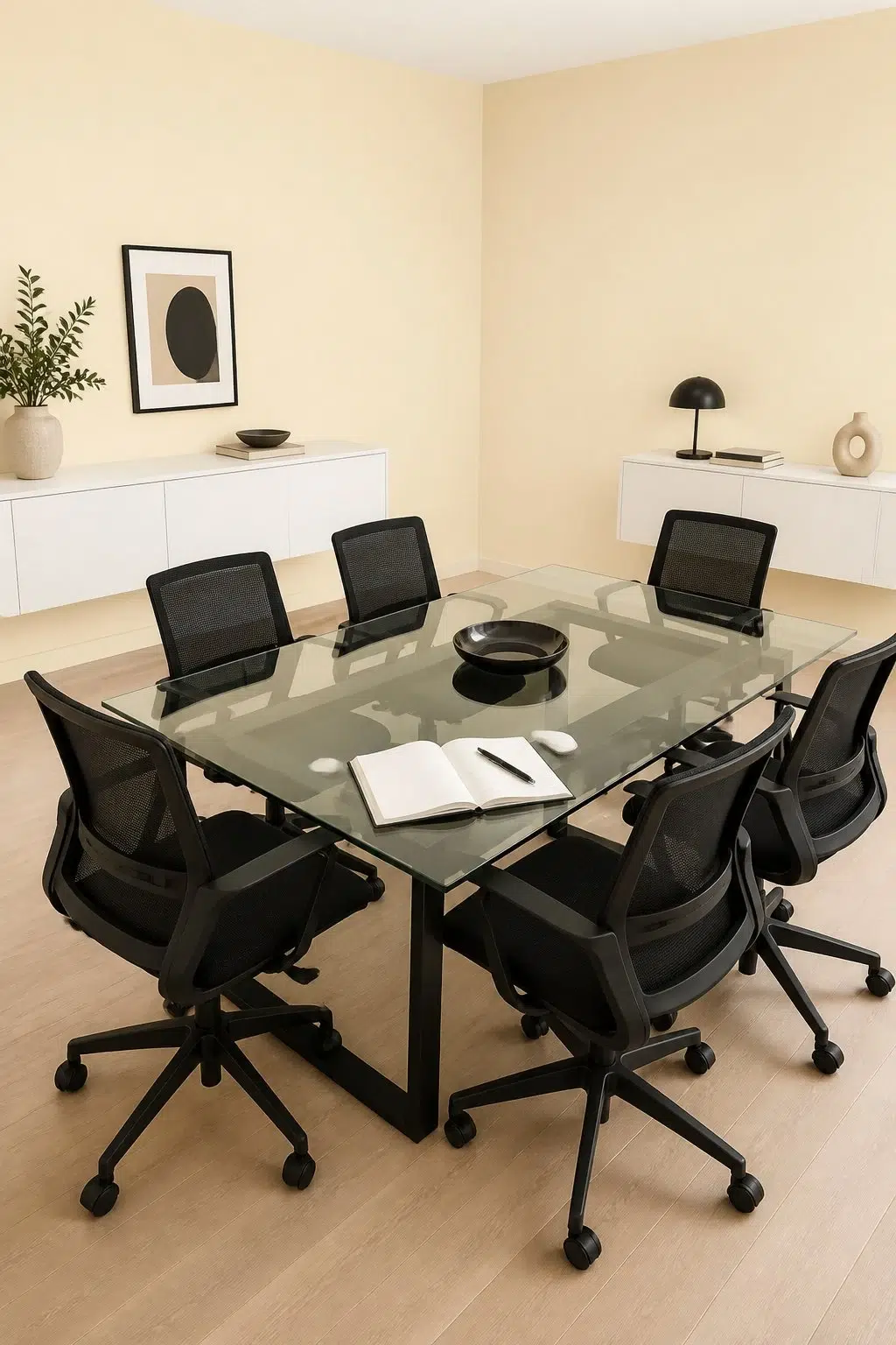 Corona paint in a contemporary dining room
