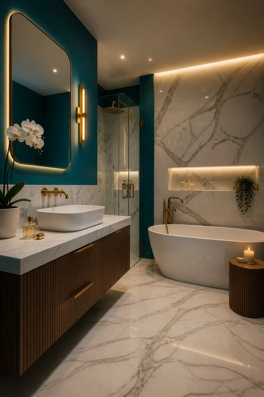 Cote D'Azur — modern luxury bathroom