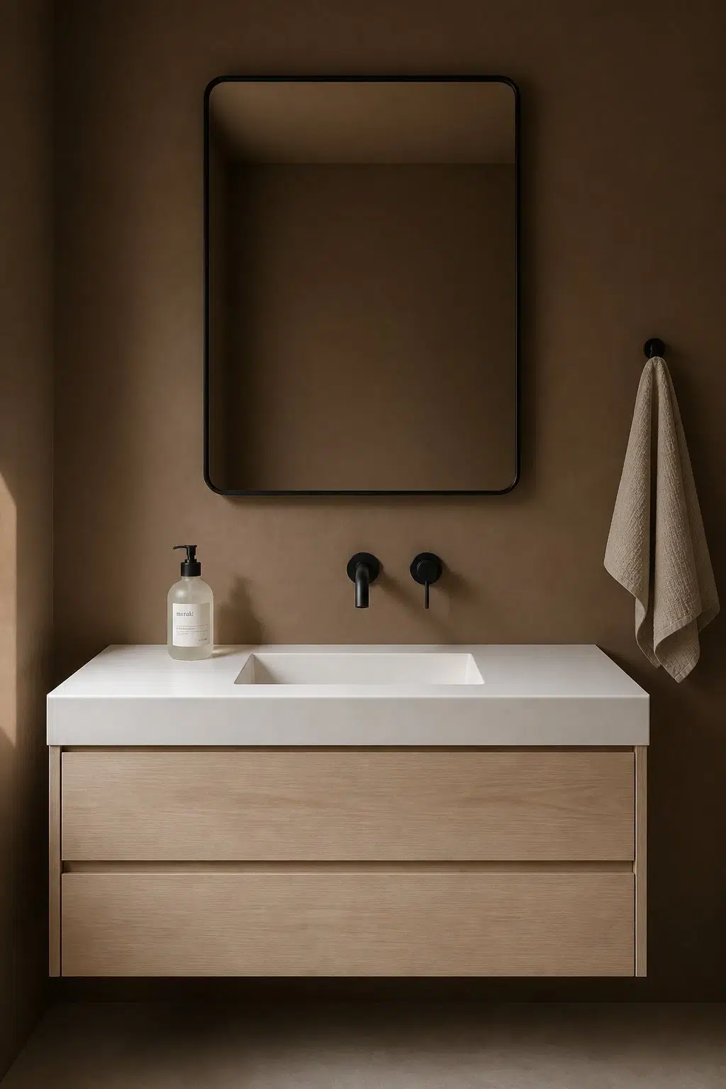 Cowboy Boots — minimalist bathroom