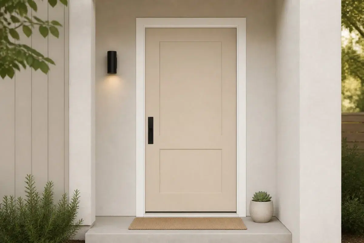 Cream and Sugar paint color — Front Door (Minimalist)