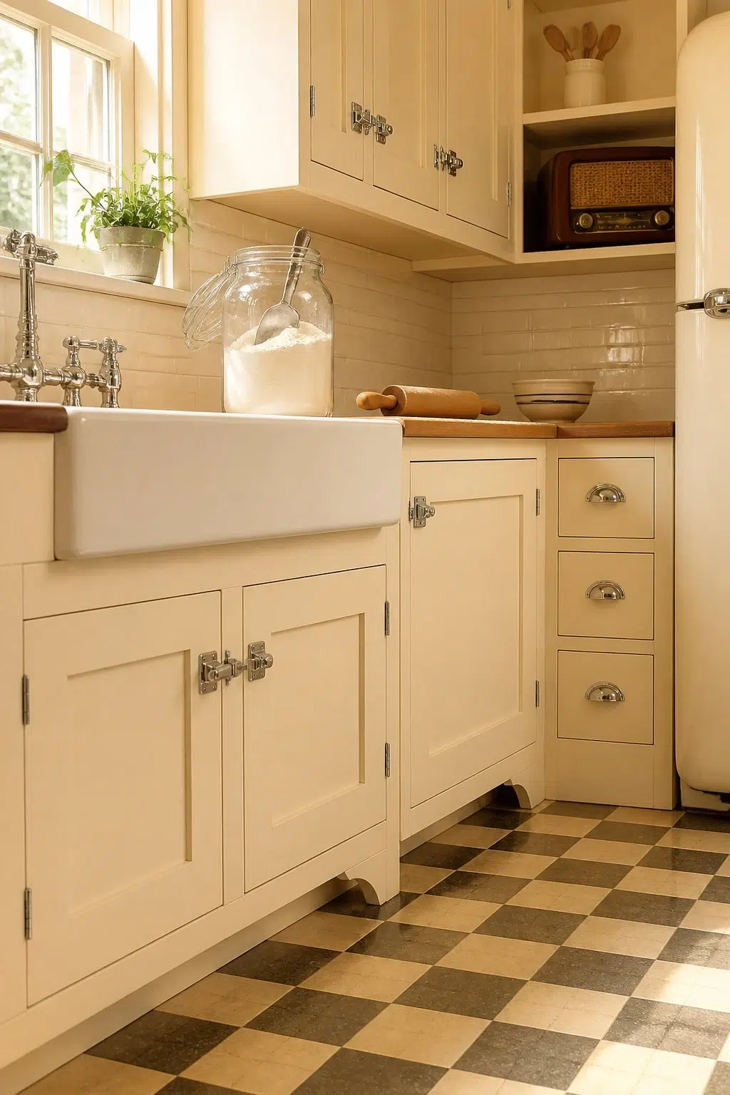 Creme — vintage kitchen