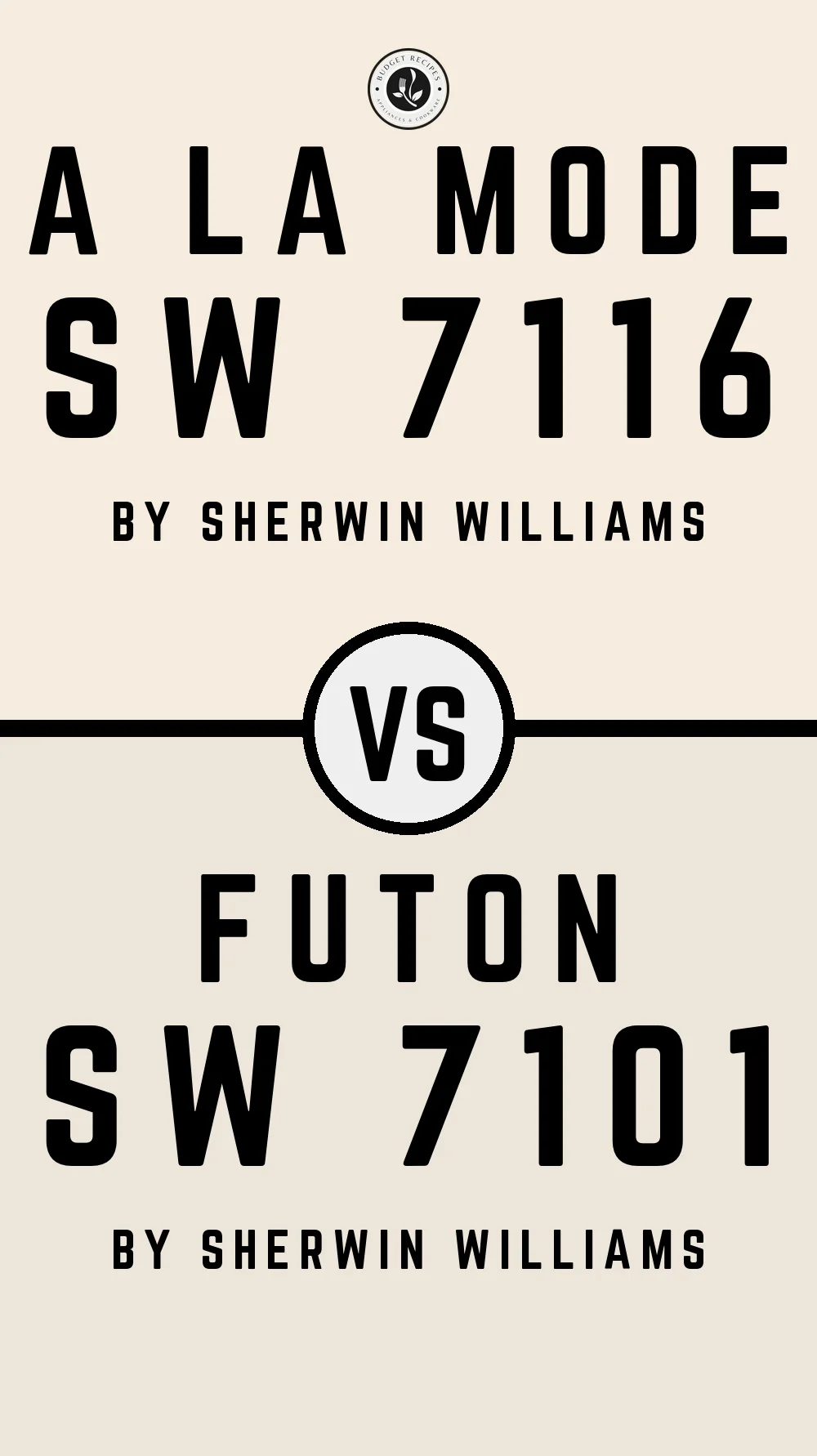 A La Mode SW 7116 vs Futon SW 7101