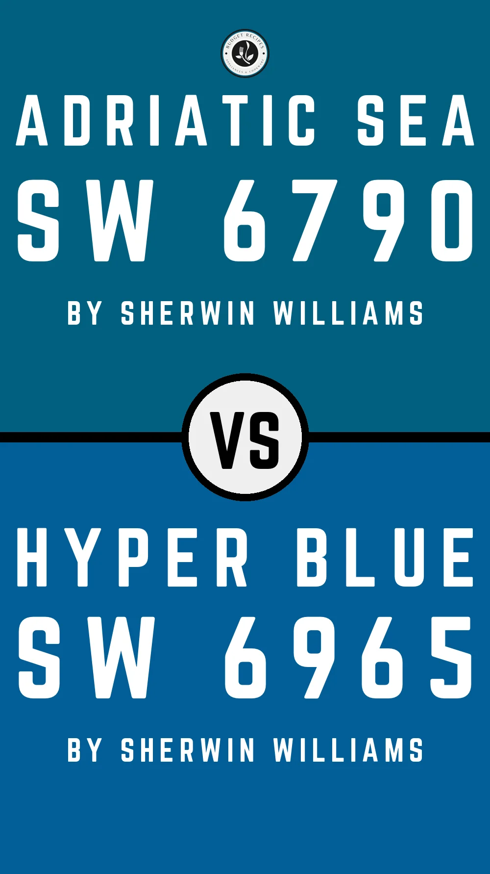Adriatic Sea SW 6790 vs Hyper Blue SW 6965