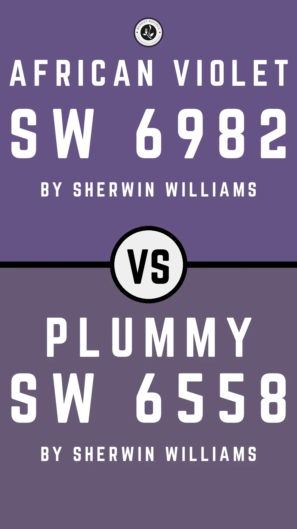 African Violet SW 6982 vs Plummy SW 6558