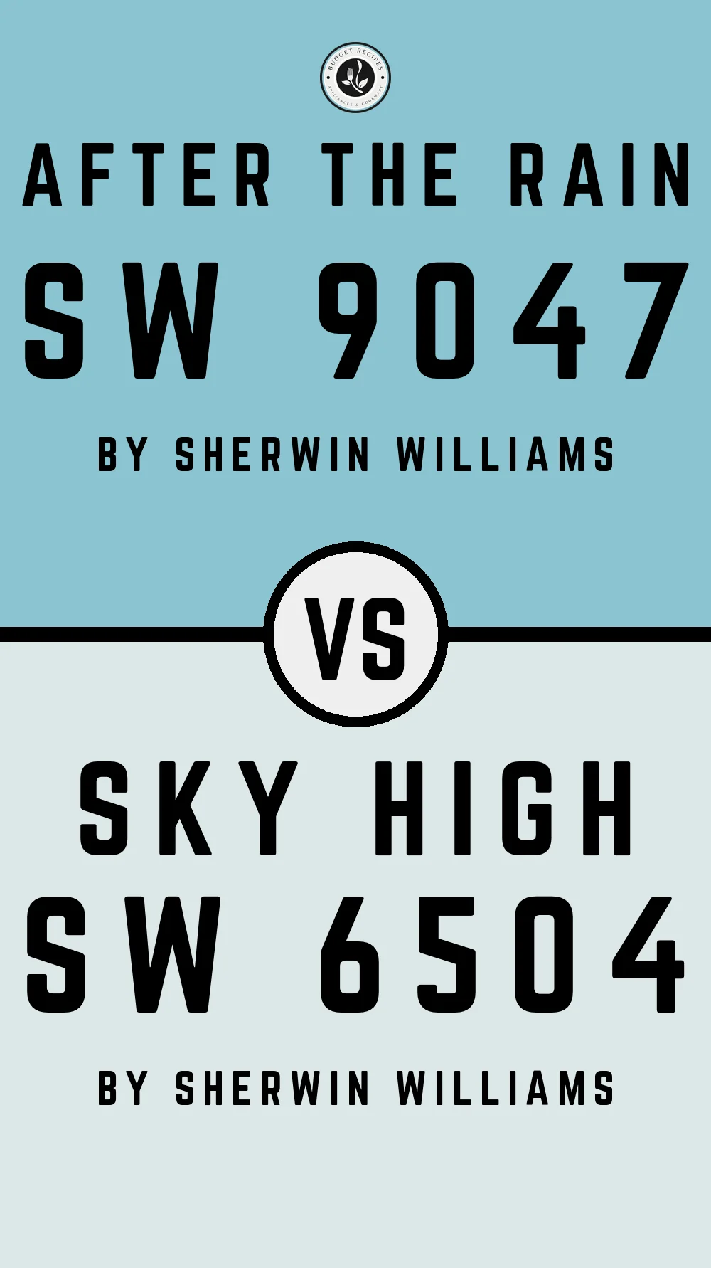 After the Rain SW 9047 vs Sky High SW 6504