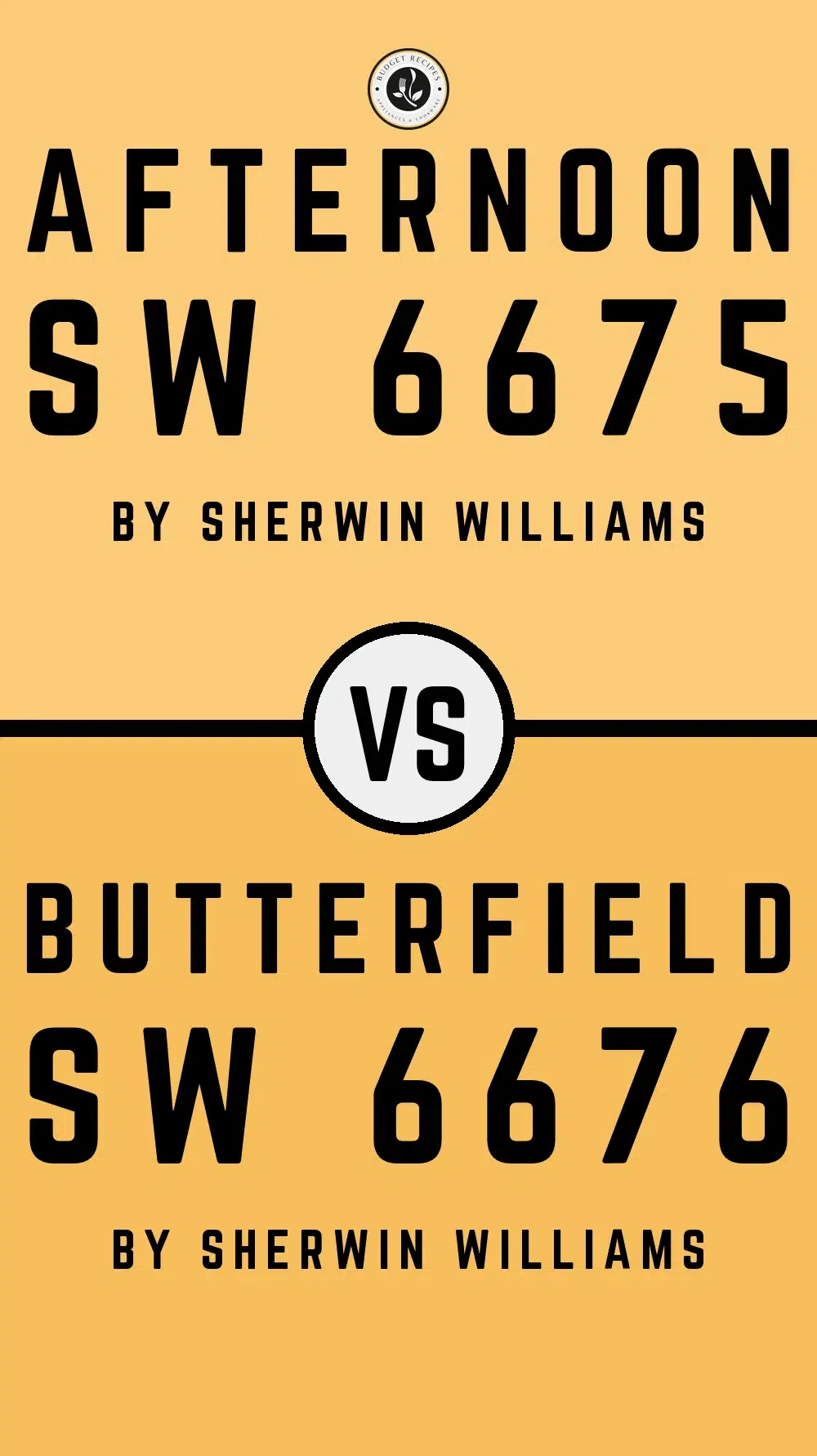 Afternoon SW 6675 vs Butterfield SW 6676