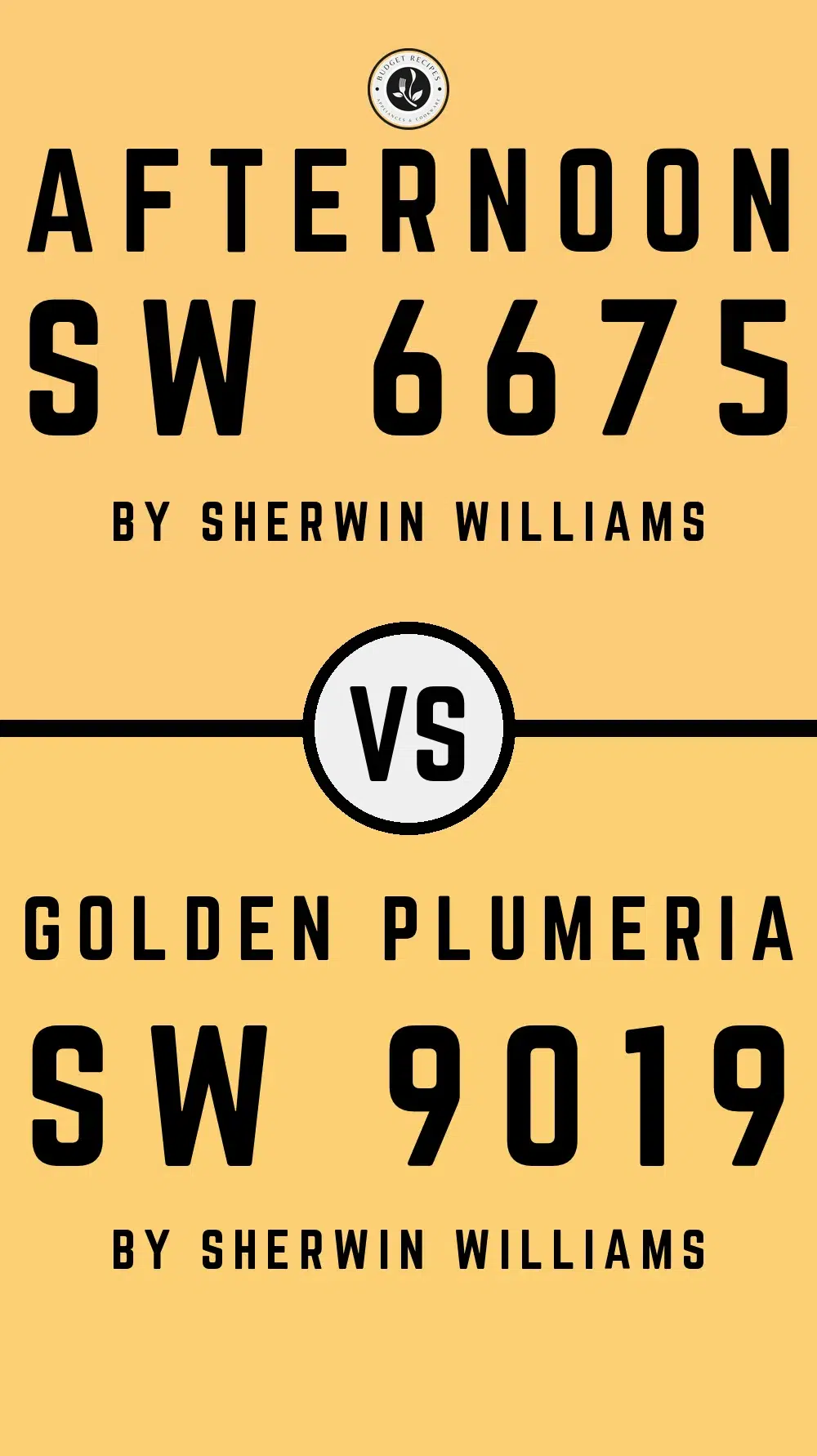 Afternoon SW 6675 vs Golden Plumeria SW 9019