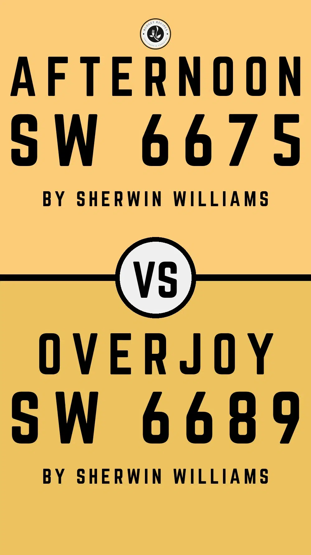 Afternoon SW 6675 vs Overjoy SW 6689