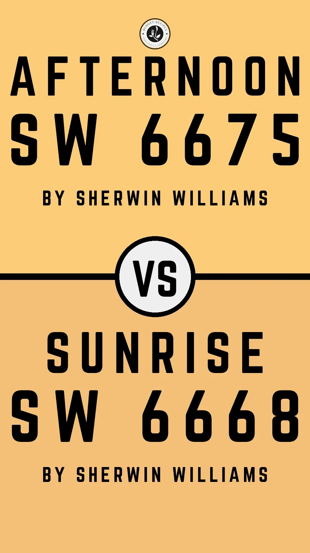 Afternoon SW 6675 vs Sunrise SW 6668