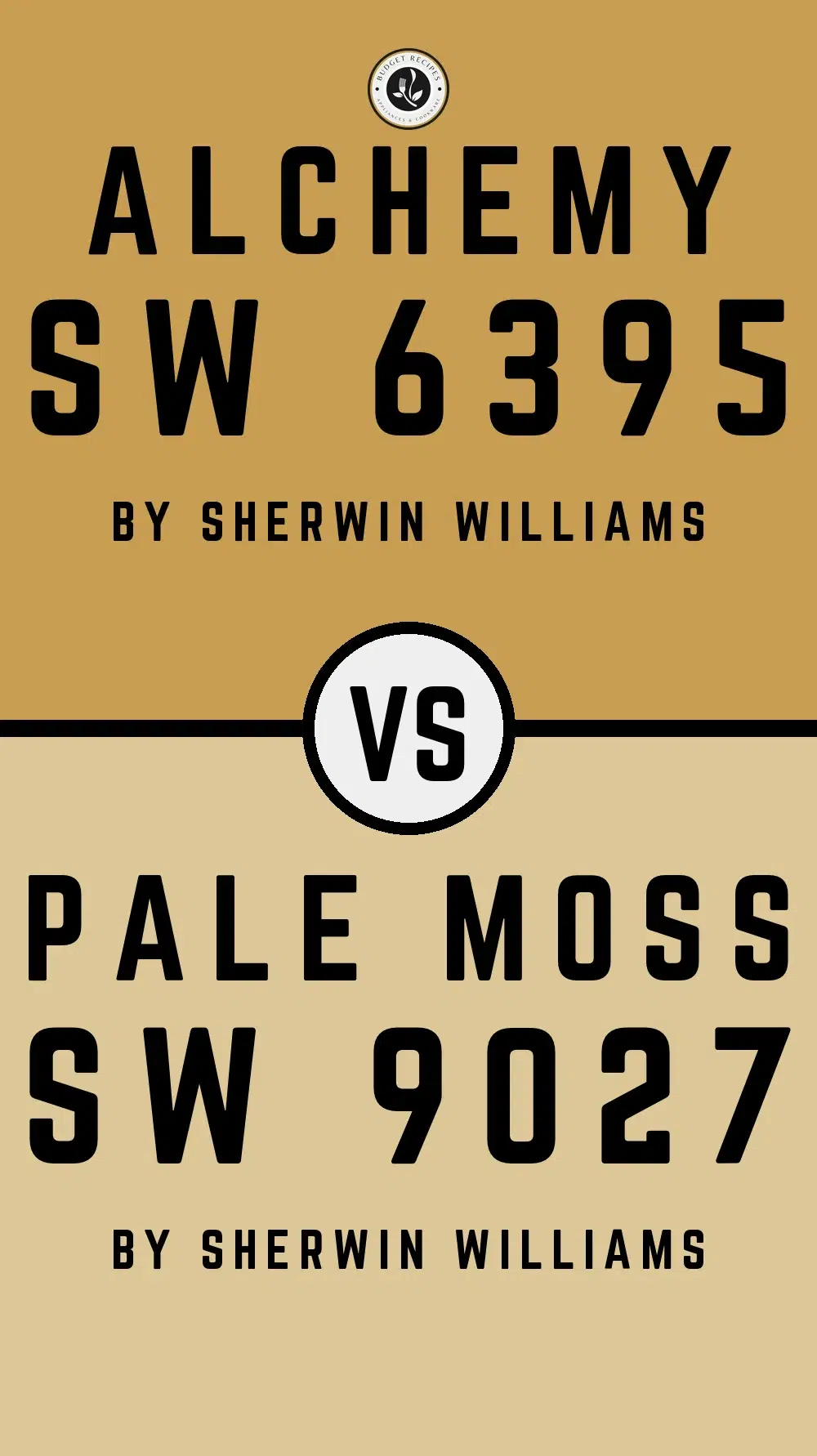 Alchemy SW 6395 vs Pale Moss SW 9027