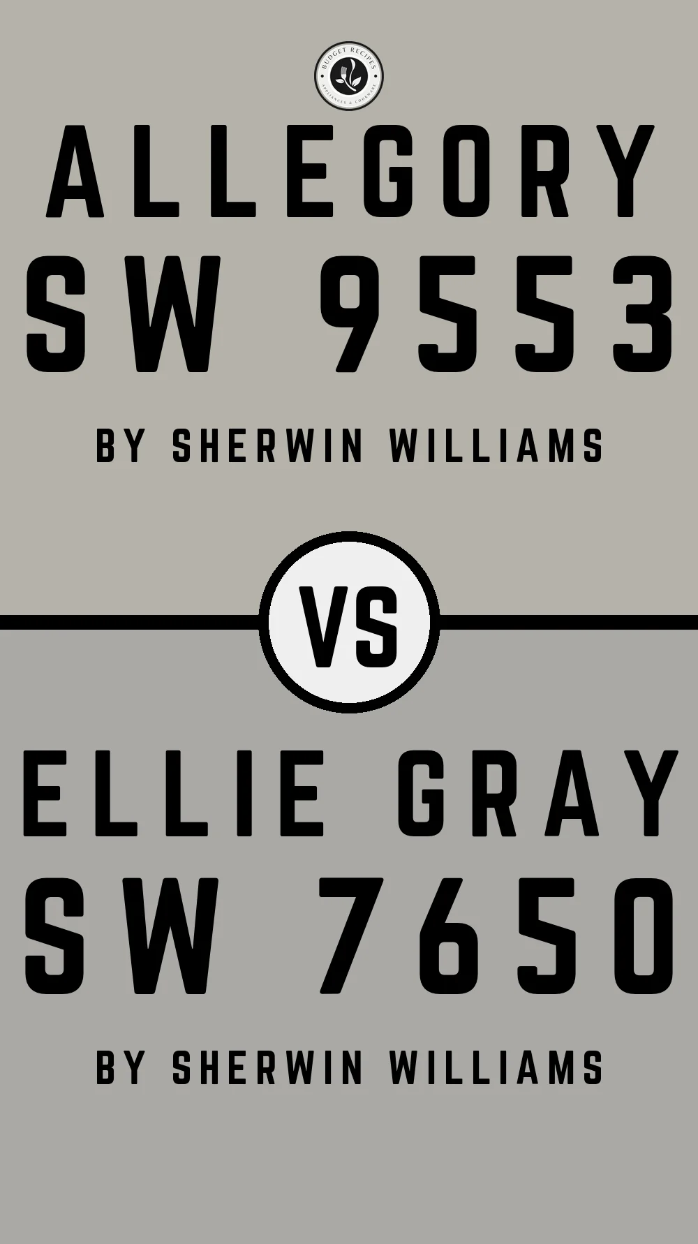 Allegory SW 9553 vs Ellie Gray SW 7650
