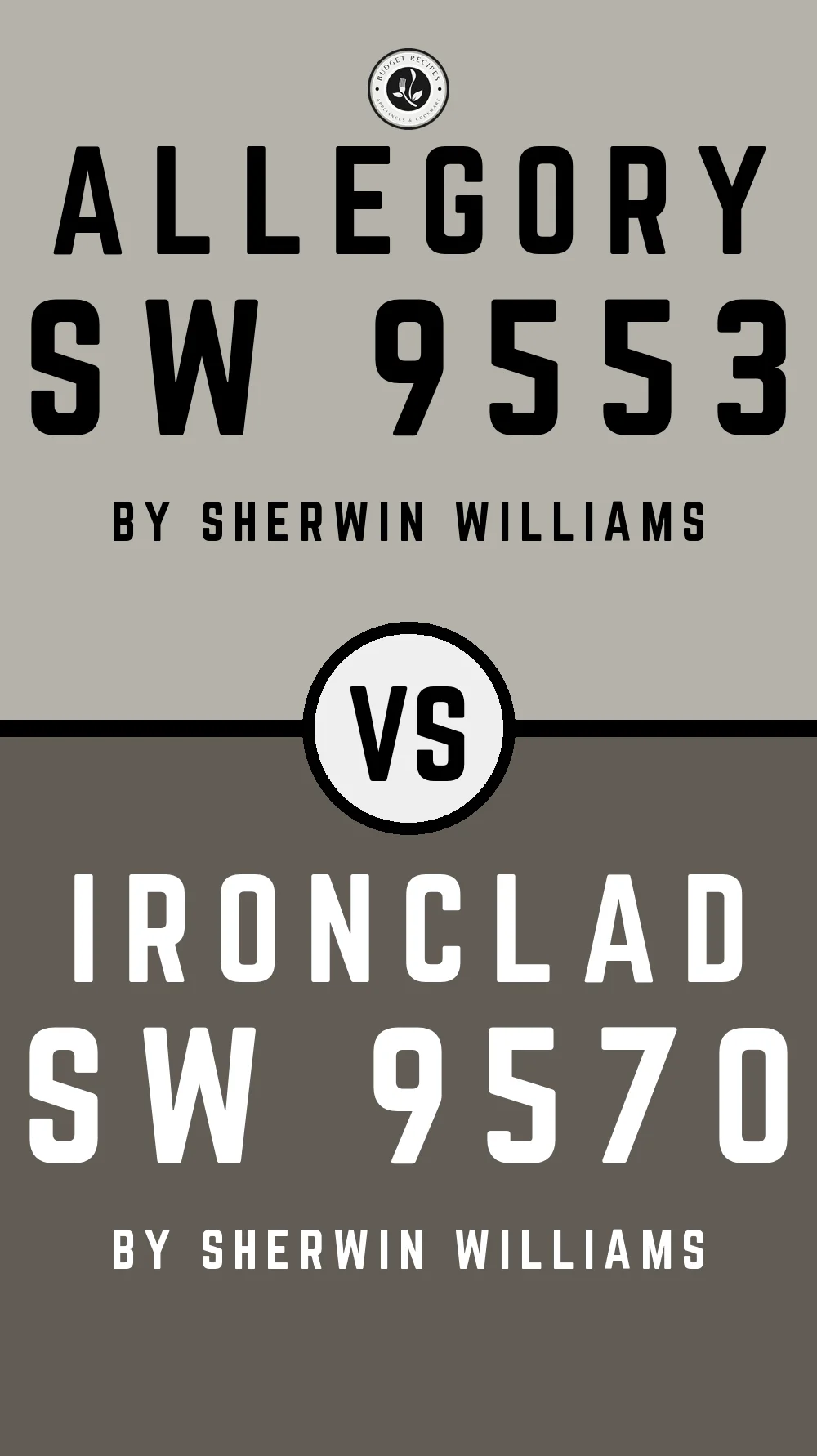 Allegory SW 9553 vs Ironclad SW 9570