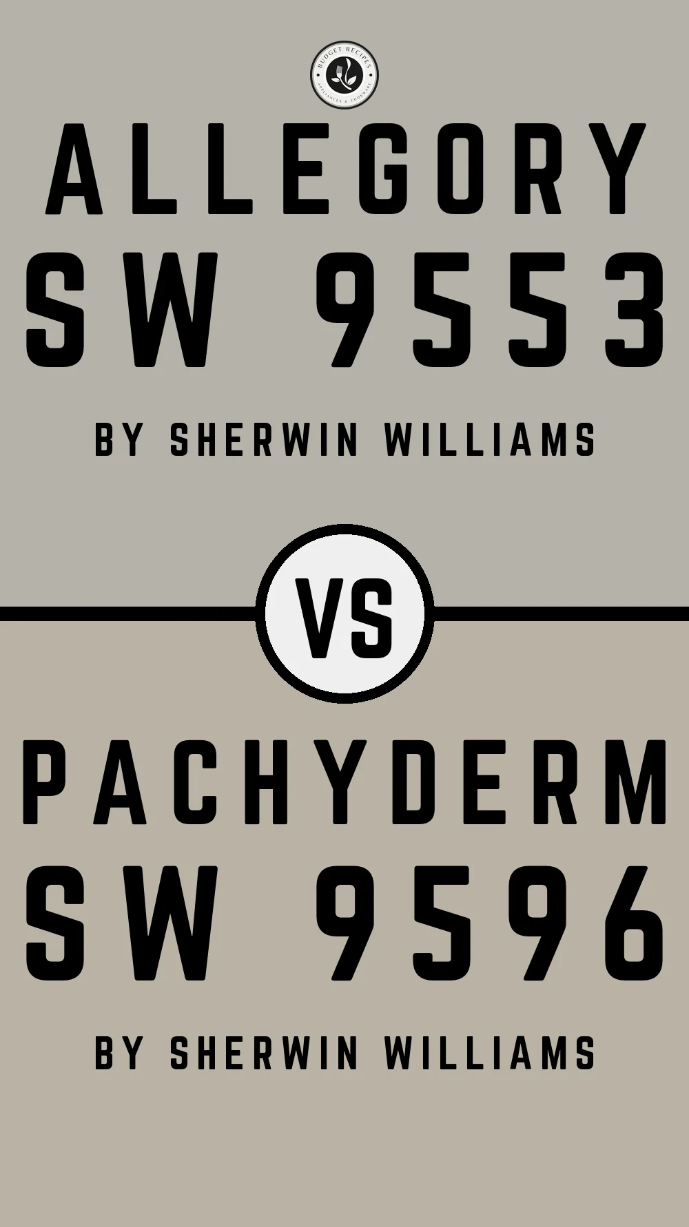 Allegory SW 9553 vs Pachyderm SW 9596