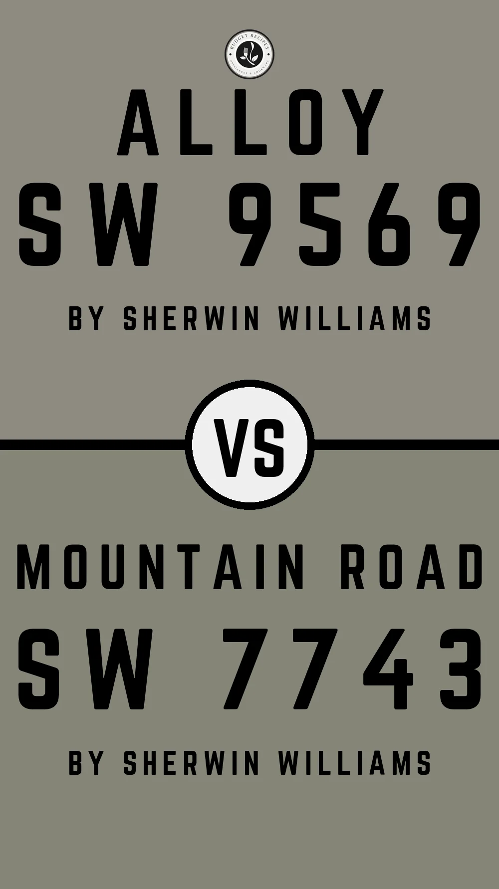Alloy SW 9569 vs Mountain Road SW 7743