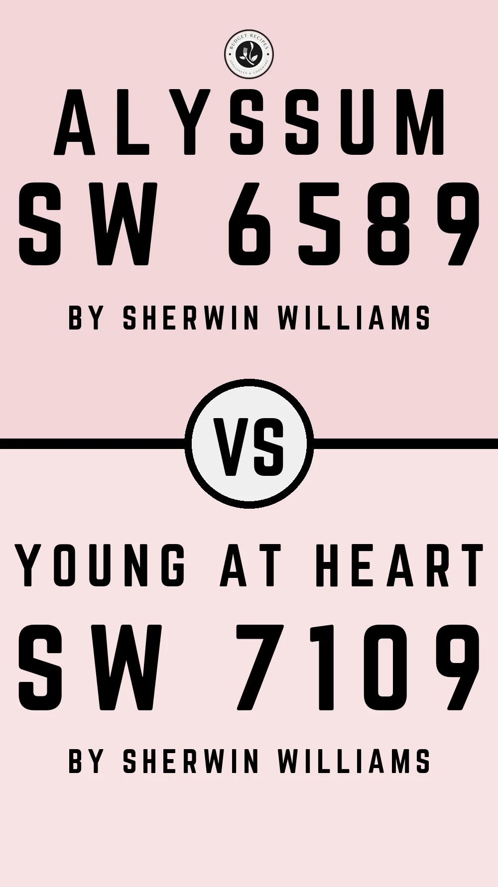 Alyssum SW 6589 vs Young At Heart SW 7109