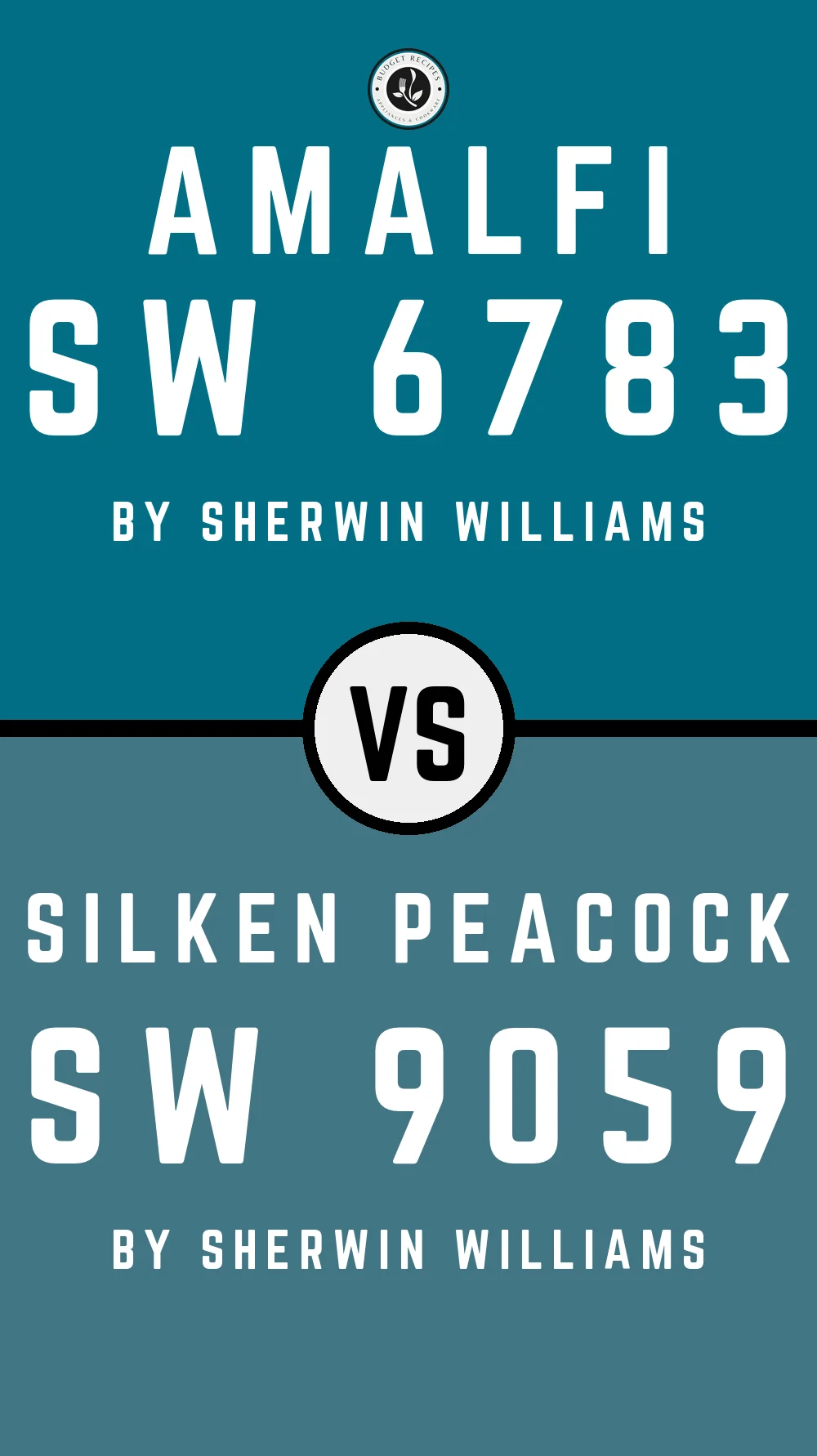 Amalfi SW 6783 vs Silken Peacock SW 9059