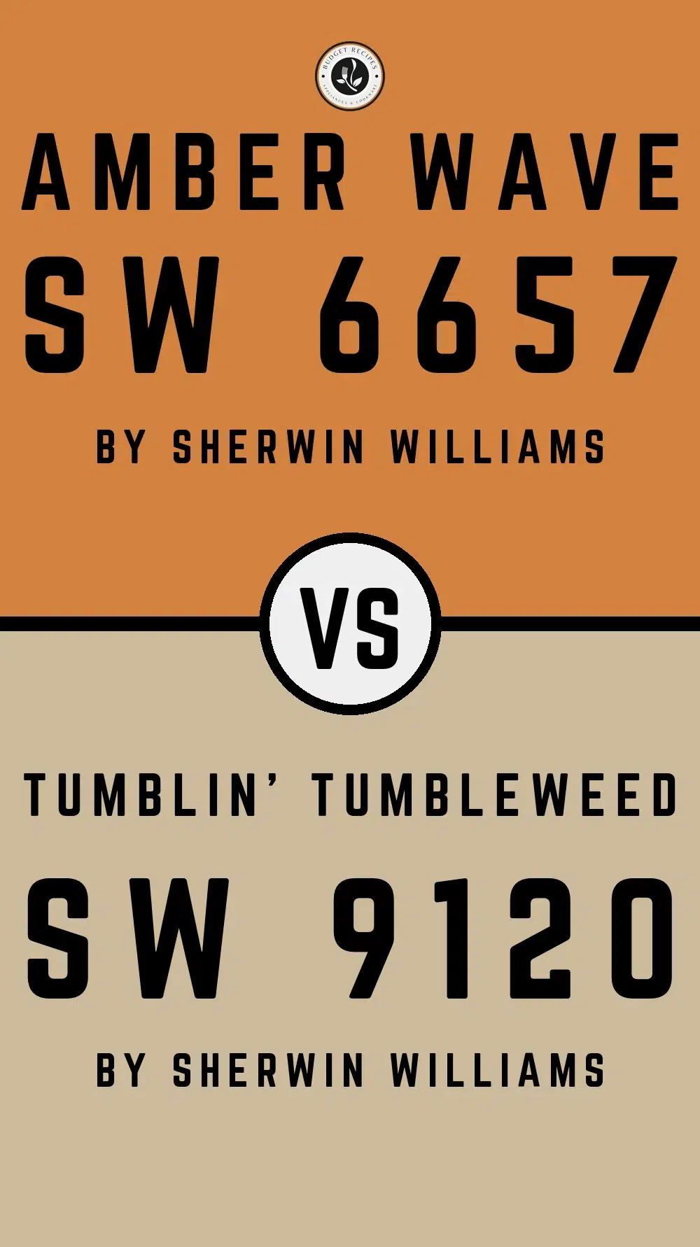 Amber Wave SW 6657 vs Tumblin' Tumbleweed SW 9120