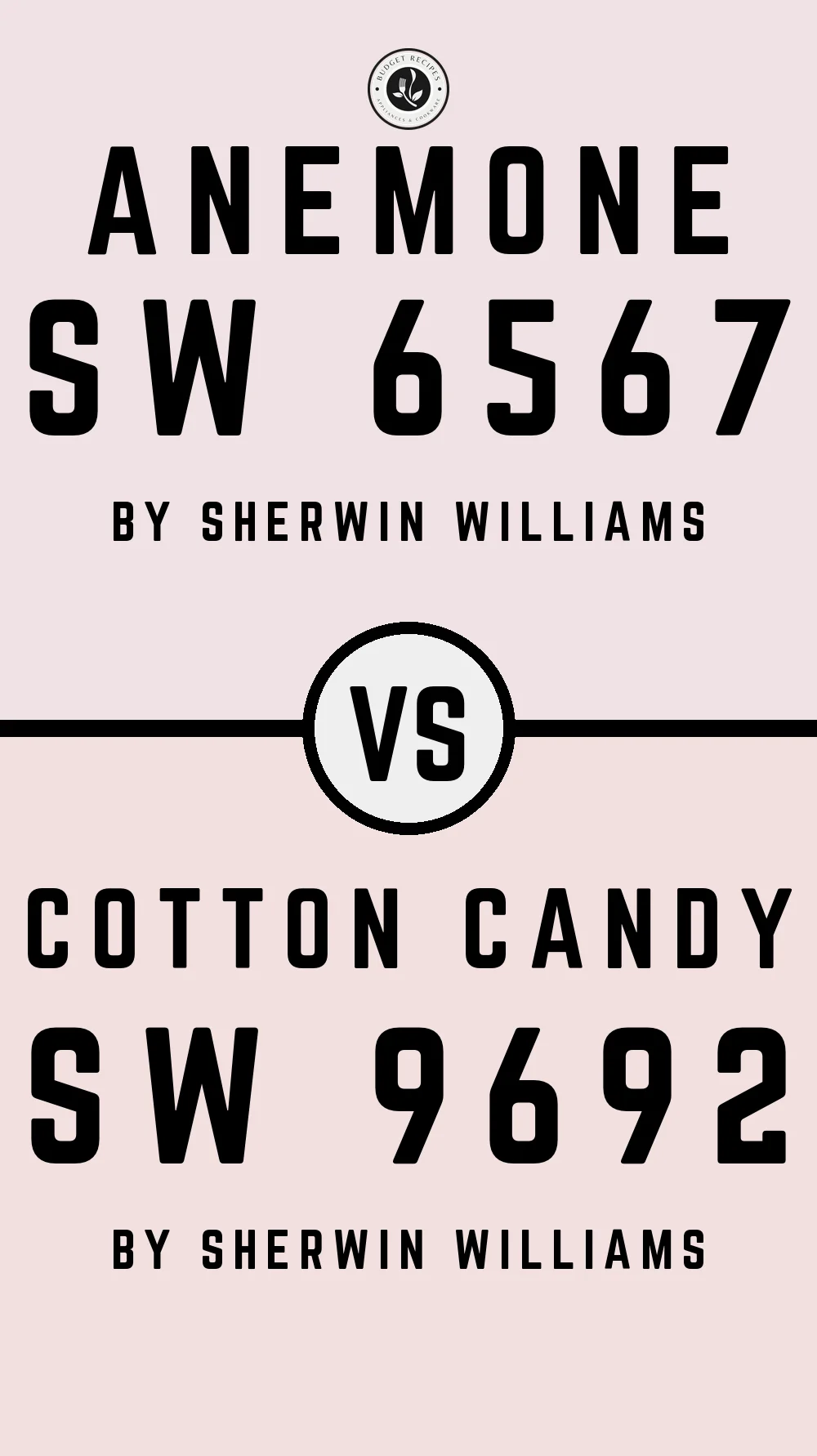 Anemone SW 6567 vs Cotton Candy SW 9692