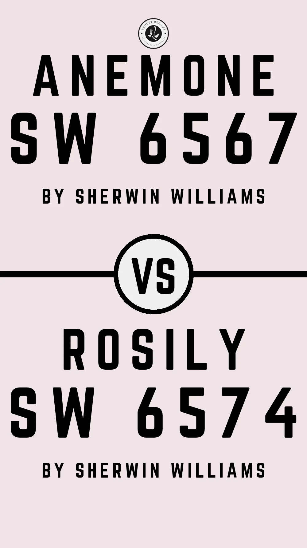 Anemone SW 6567 vs Rosily SW 6574