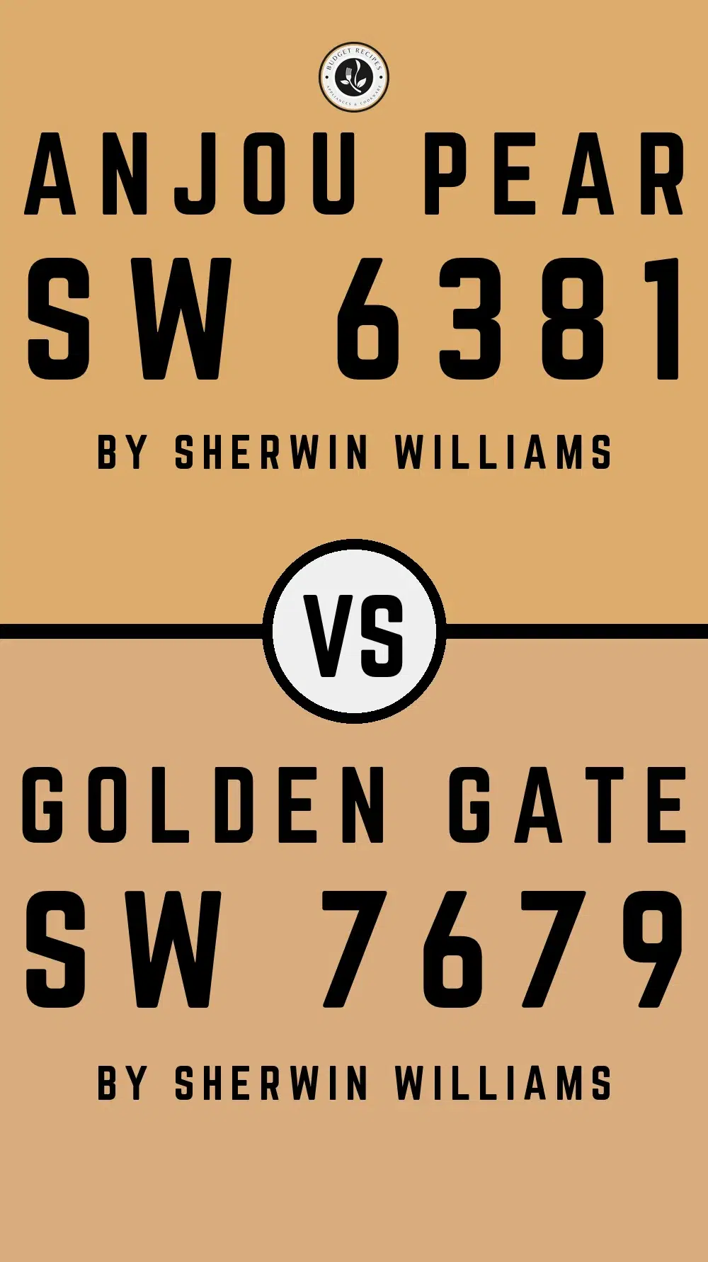 Anjou Pear SW 6381 vs Golden Gate SW 7679