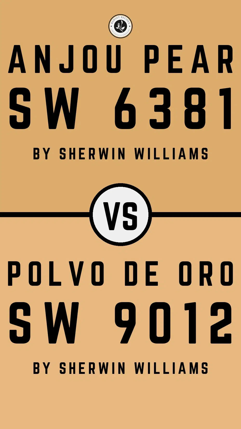Anjou Pear SW 6381 vs Polvo de Oro SW 9012