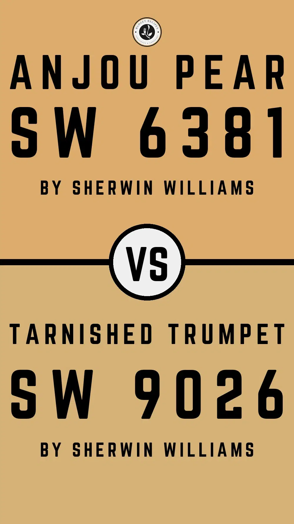 Anjou Pear SW 6381 vs Tarnished Trumpet SW 9026