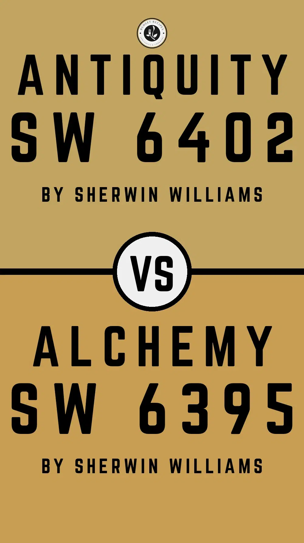 Antiquity SW 6402 vs Alchemy SW 6395