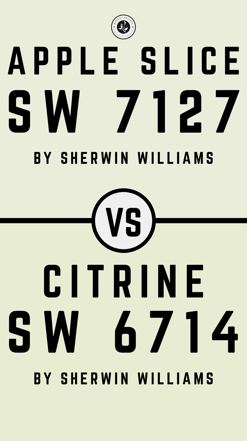 Apple Slice SW 7127 vs Citrine SW 6714