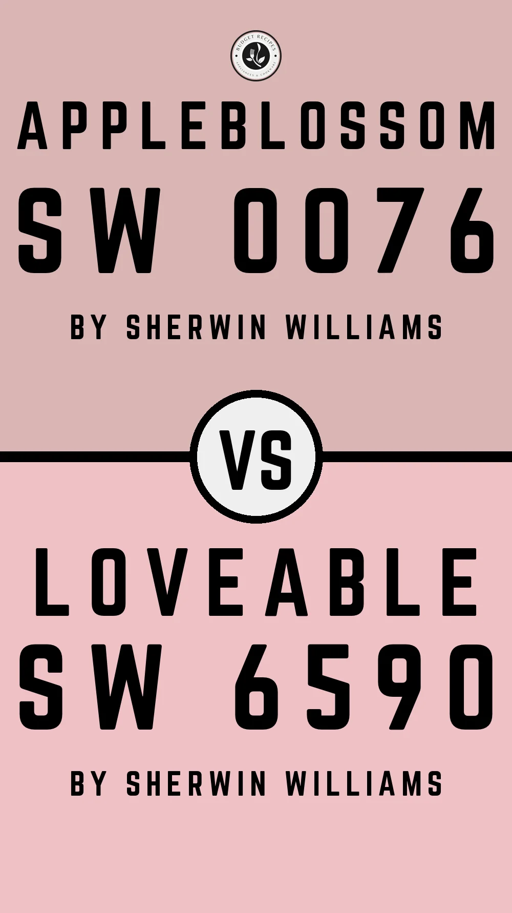 Appleblossom SW 0076 vs Loveable SW 6590