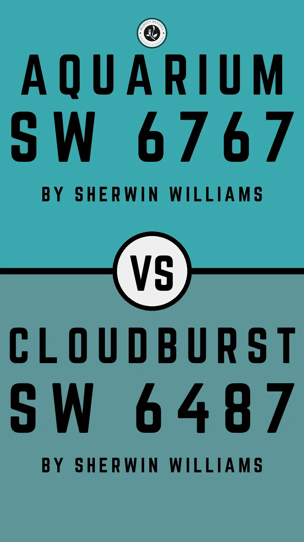 Aquarium SW 6767 vs Cloudburst SW 6487