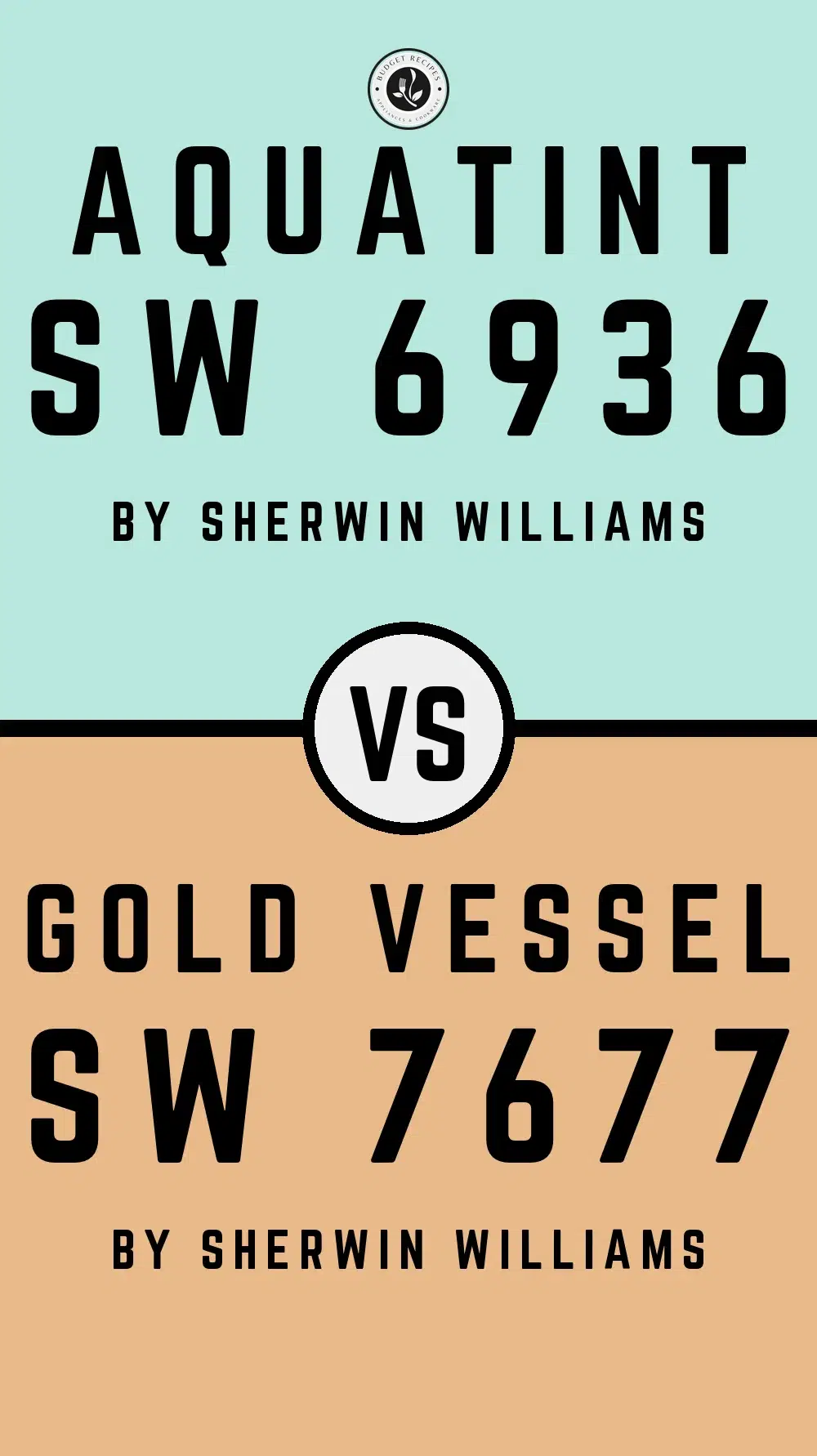 Aquatint SW 6936 vs Gold Vessel SW 7677