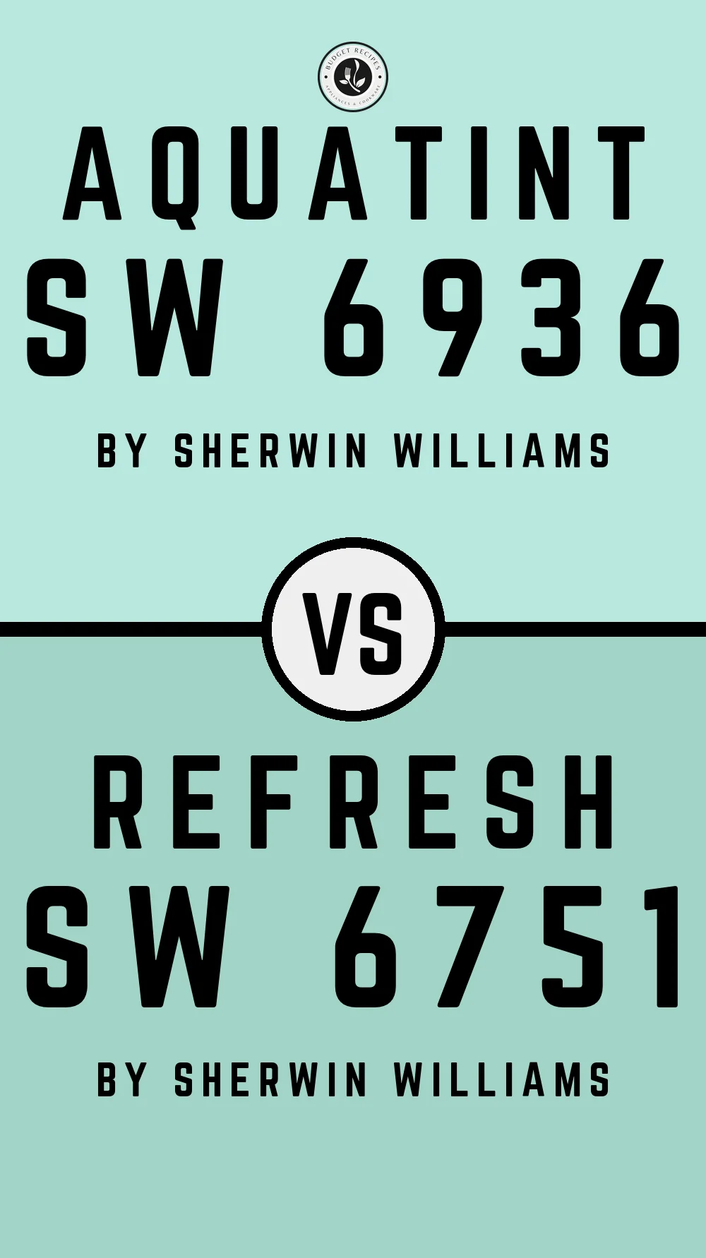 Aquatint SW 6936 vs Refresh SW 6751