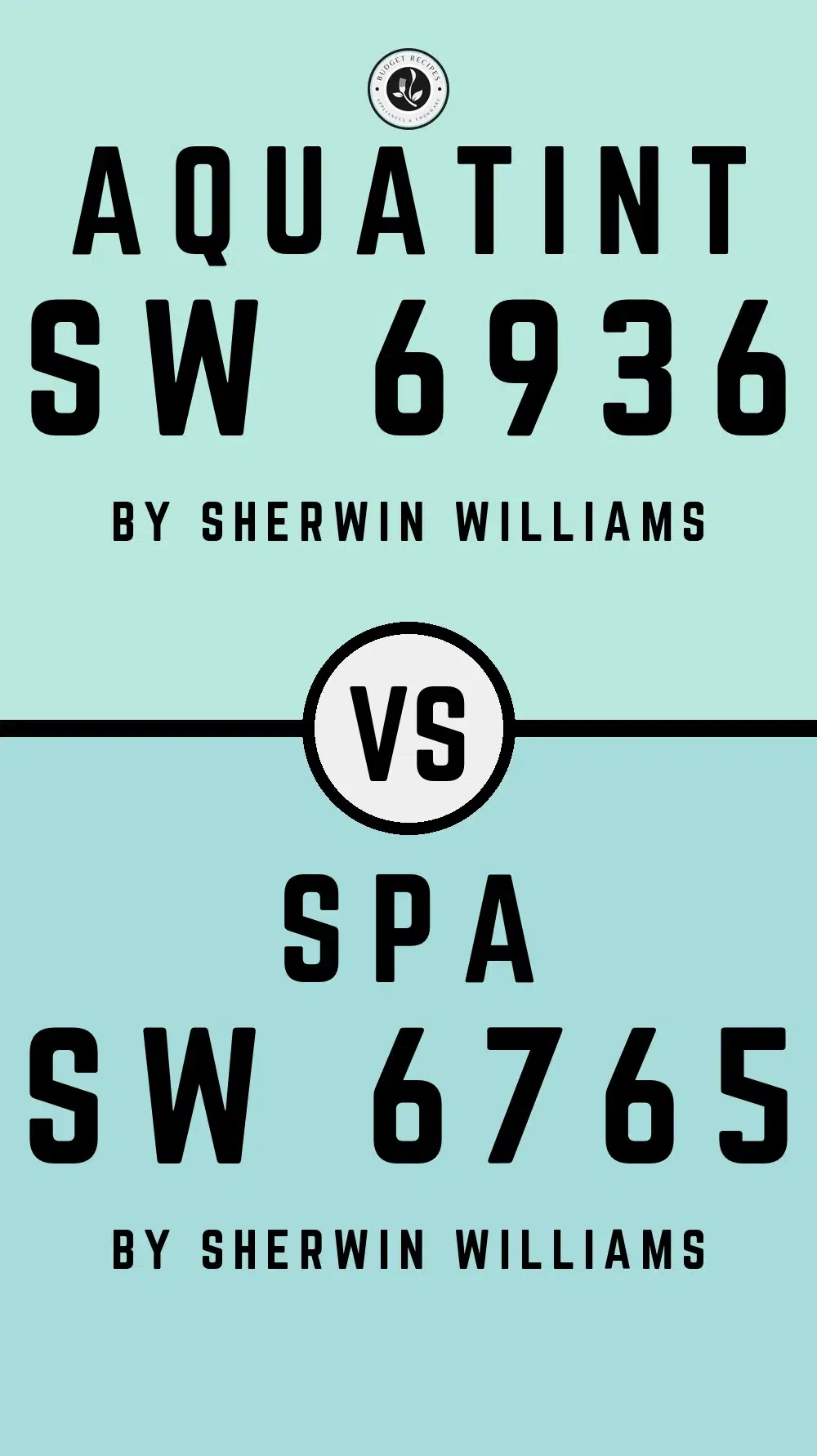 Aquatint SW 6936 vs Spa SW 6765