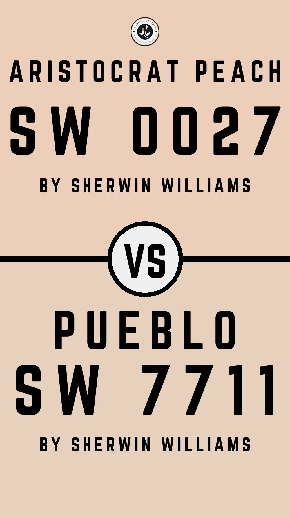 Aristocrat Peach SW 0027 vs Pueblo SW 7711