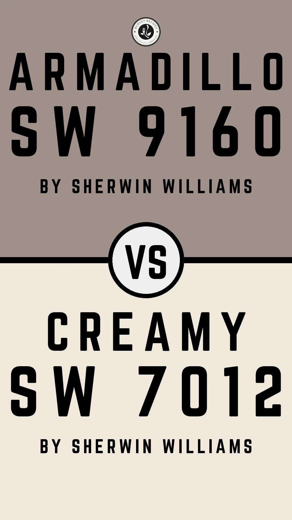 Armadillo SW 9160 vs Creamy SW 7012