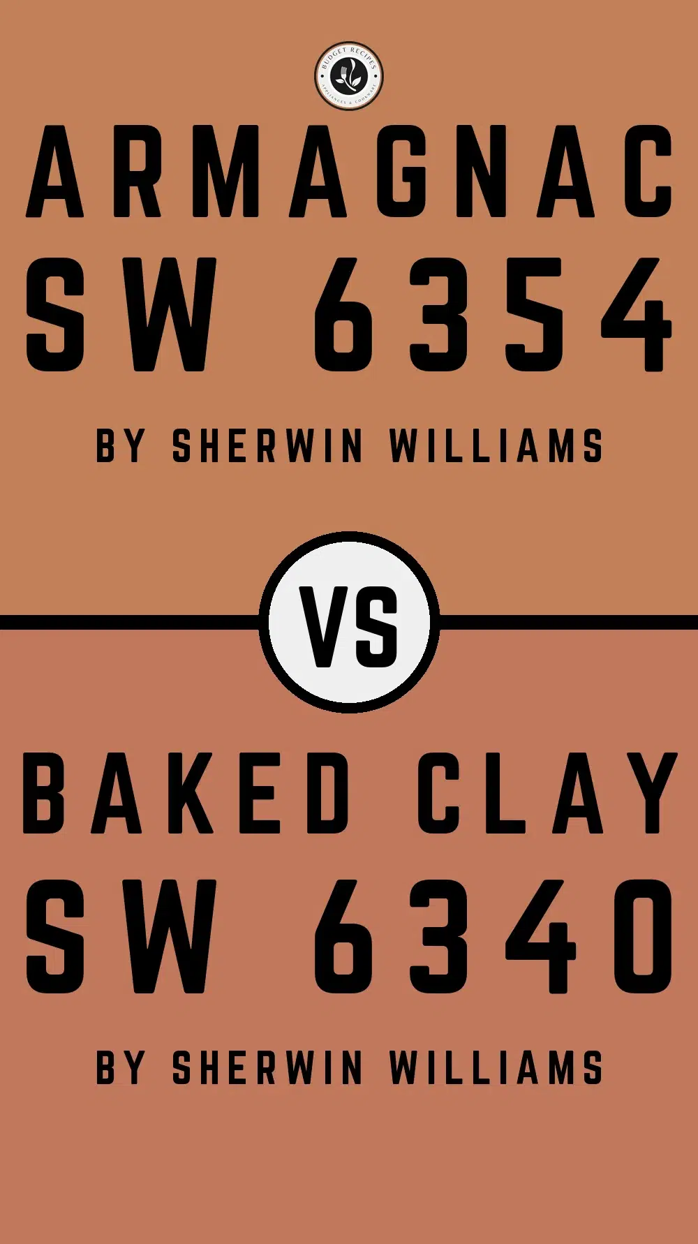 Armagnac SW 6354 vs Baked Clay SW 6340