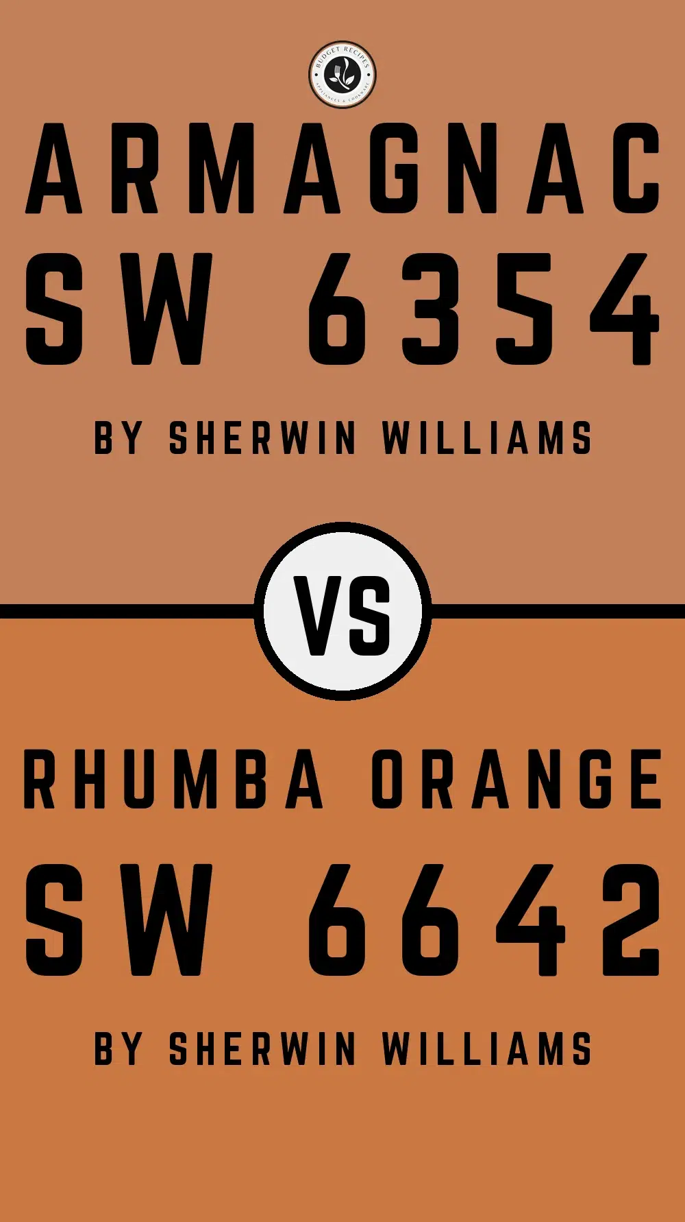 Armagnac SW 6354 vs Rhumba Orange SW 6642