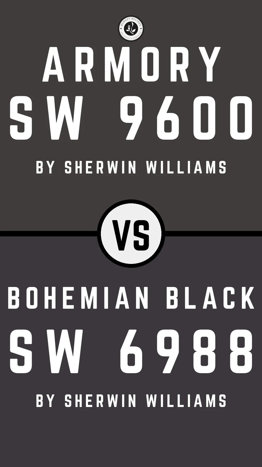 Armory SW 9600 vs Bohemian Black SW 6988