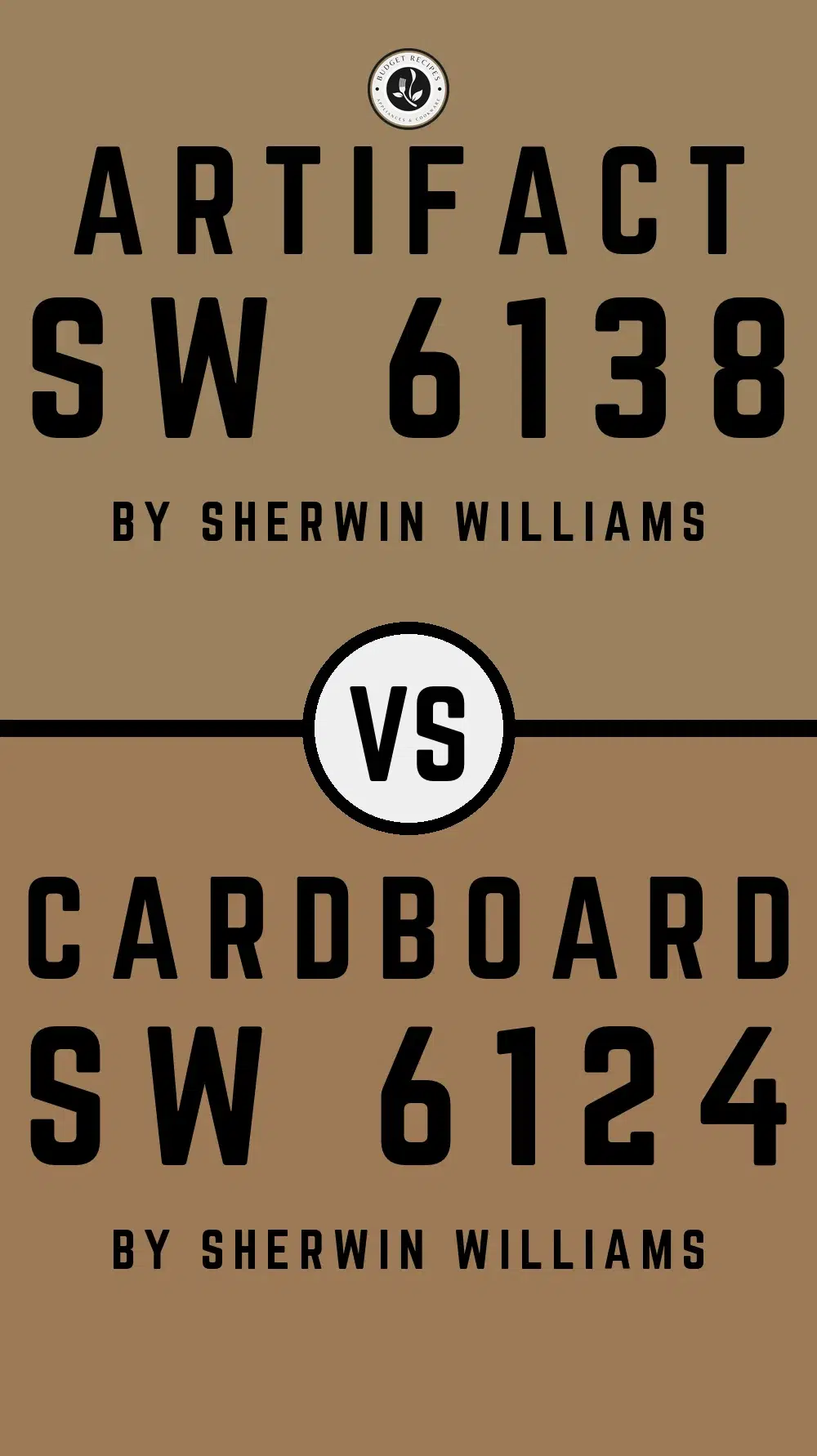 Artifact SW 6138 vs Cardboard SW 6124