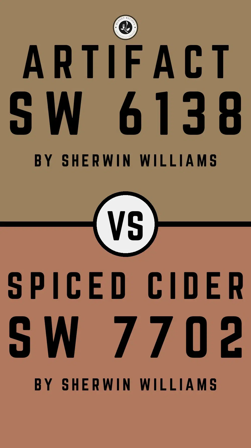 Artifact SW 6138 vs Spiced Cider SW 7702